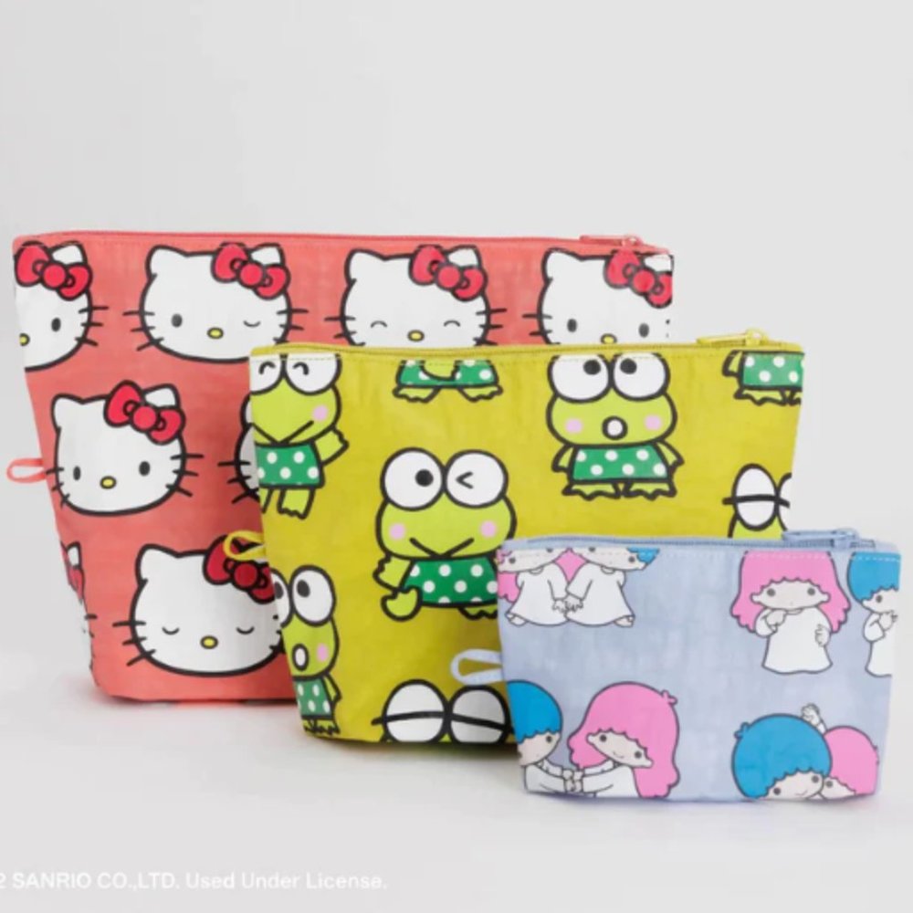 Baggu: Sanrio set (Large Hello Kitty & Small Twin Stars ONLY)
